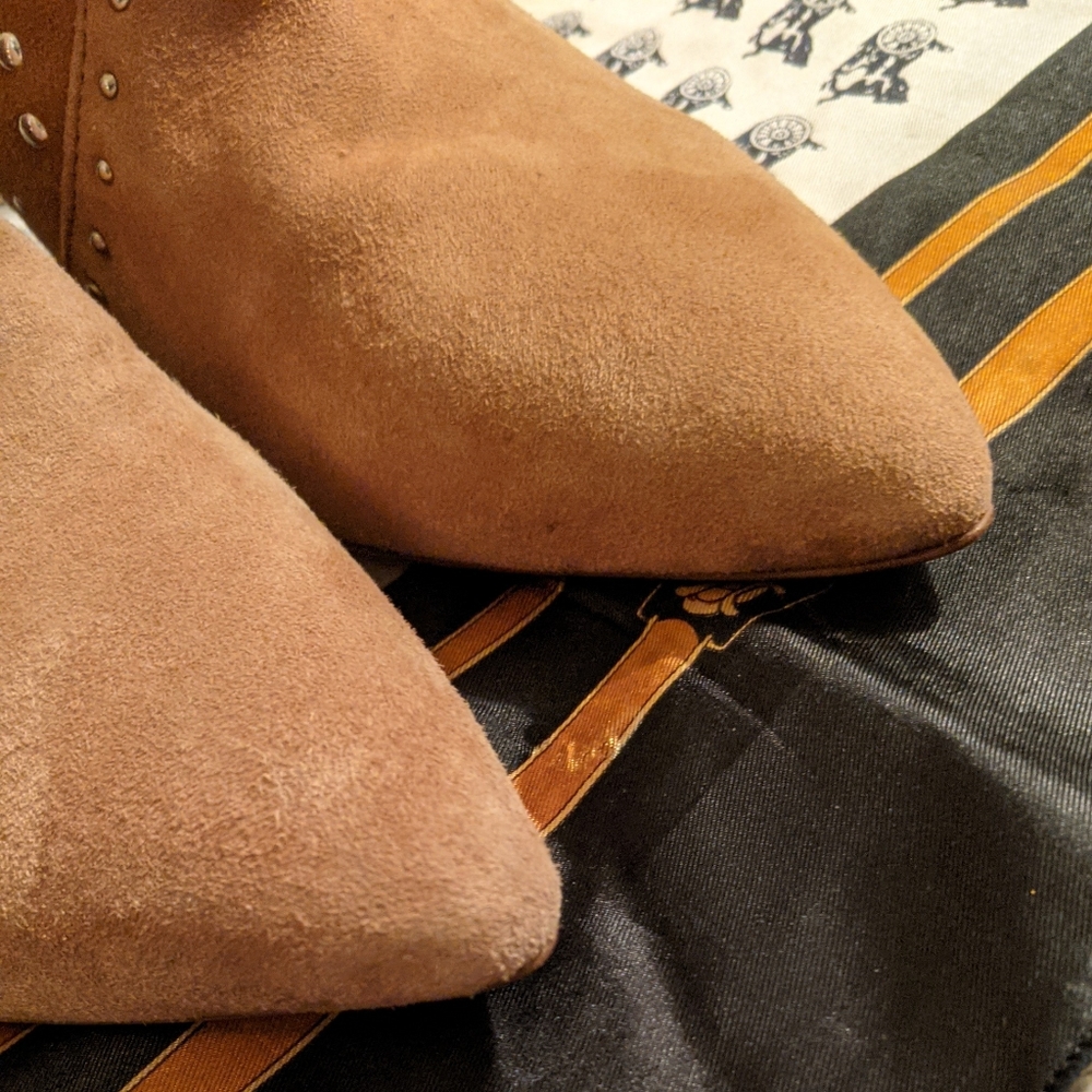New Kensie stud heel boots nude sale - Picture 10 of 13